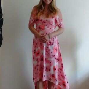 Pink Express High Low Dress